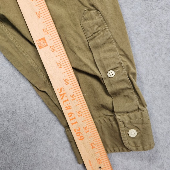 Polo Ralph Lauren Shirt 3XB Olive Green Button Down Pony Logo Classic Fit - Picture 11 of 11